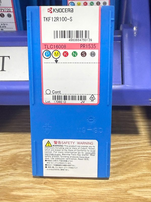 Mảnh dao tiện rãnh , cắt đứt TKF12R100-S PR1535 KYOCERA