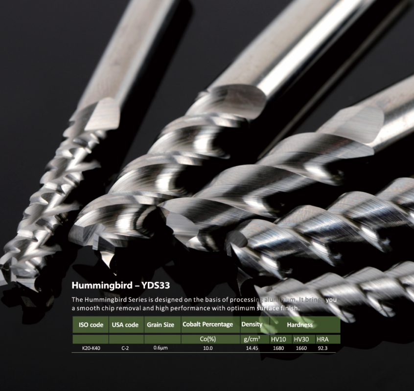 Dao Phay Hợp Kim 3 Me Chuyên Nhôm YIDA YDS33