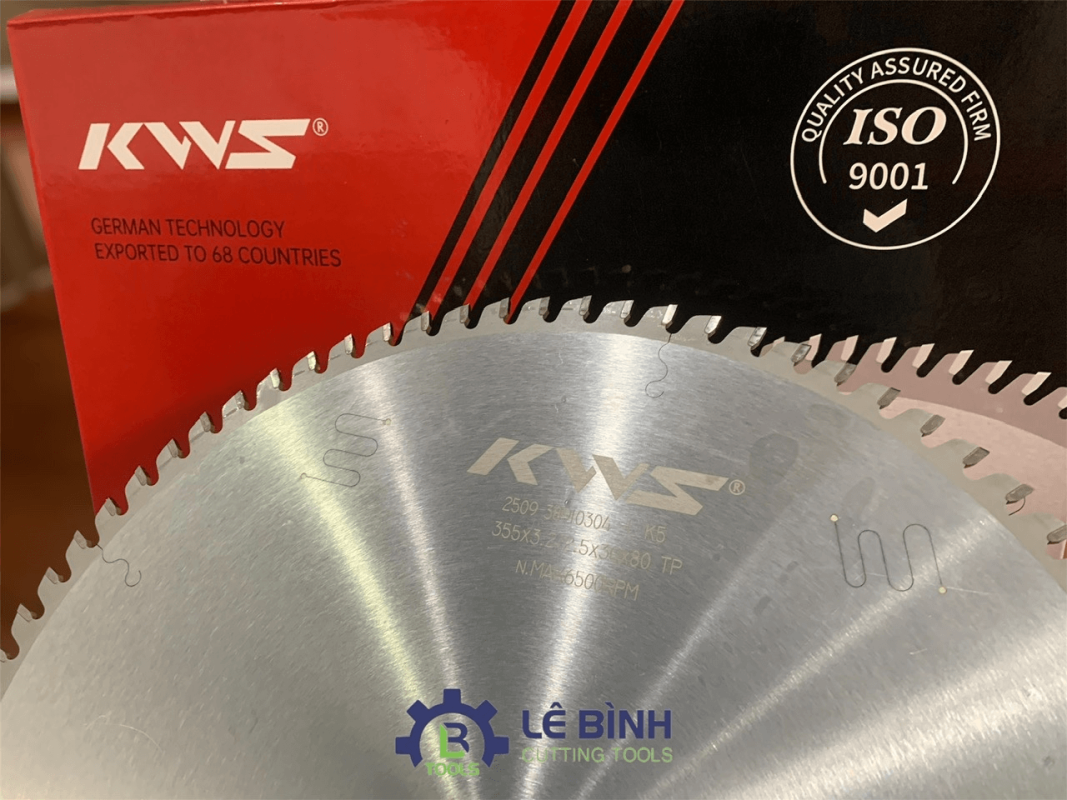 LƯỠI CƯA HỢP KIM TCT 355MM CẮT NHÔM DÀNH CHO MÁY VÒNG TUA CAO