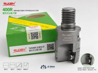 TAP400R 32-M16-3T Đầu dao phay gắn mảnh APMT1604 PDER